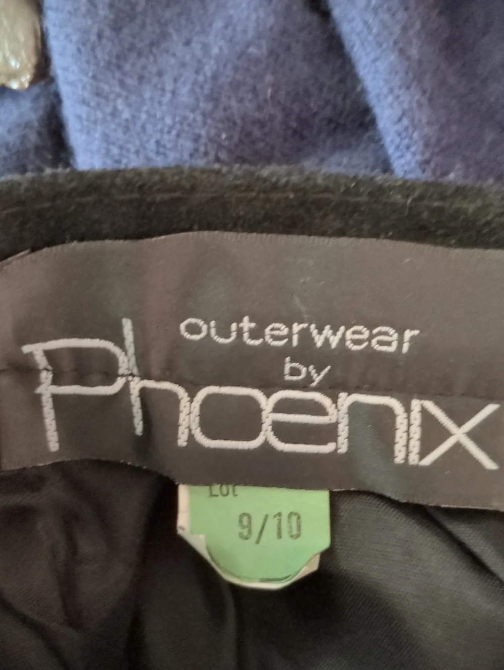 Phoenix Black Suede Pencil Skirt Size  9/10